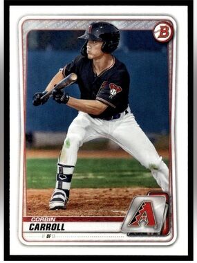 🇨🇦NOW $1🍀 Corbin Carroll 2020 Bowman Draft Diamondbacks Rookie RC Baseball Card